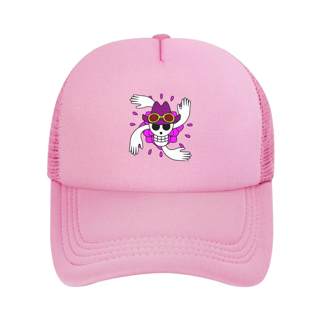 Mihawk  onepieces  Flag Trucker Hat Unisex Sport  Mesh Baseball Cap Polyester Adjustable Sports Cap