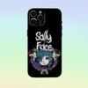 Мини ударопрочный мультяшный чехол для телефона S-Sally Face SF   Для iPhone17,16,15,14,13,12,11 Plus,Pro Max Мягкий черный чехол