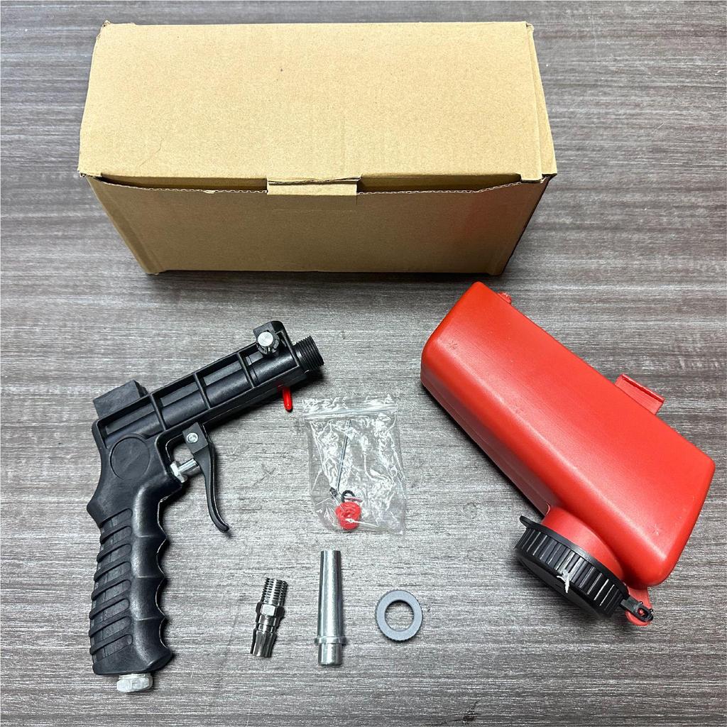 Портативный DIY-комплект пескоструйного аппарата с гравитационной подачей для защиты от ржавчины и ее удаления