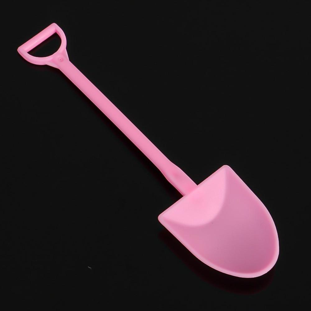 100pcs PP Plastics Spoon Thickened Ice Cream Shovel New Pastry Spoon Fork Yogurt