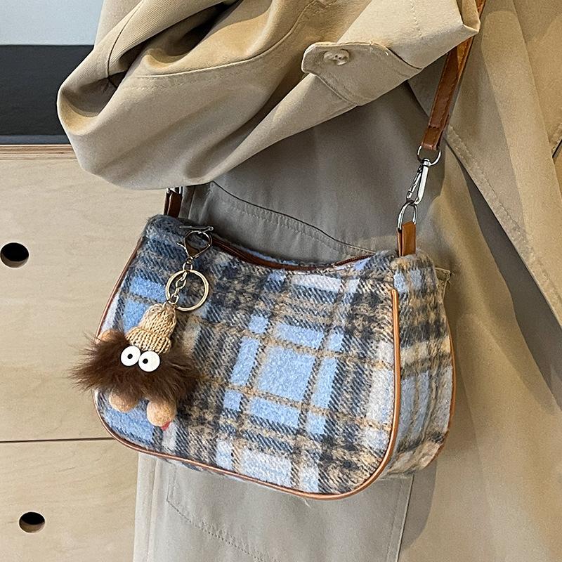 Модные сумки для женщин Новая модная универсальная ретро сумка кроссбоди для женщин Ins Универсальная сумка кроссбоди на одно плечо