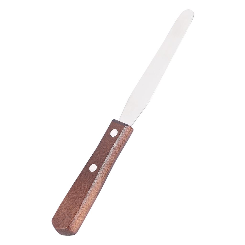 Waxing Spatula Metal Wax Mixing Knife Applicator Wood Handle Hair Removal Tool