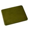 Коврик для мыши Mas de Mas Tochigi Leather, 200 мм x 160 мм, Натуральная кожа, Сделано в Японии, Простой дизайн, Задняя сторона из замши, MP-032, Зеленый