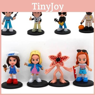 Великолепный набор из 8 фигурок по сериалу «Очень странные дела» Стив Каннибальский цветок Рождественская модель подарок