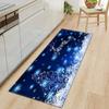 Christmas Kitchen Mat Soft Thickened Kitchen Floor Mat Waterproof Non-slip Oil-proof Floor Mat Runner Rug