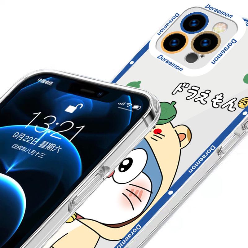 Мягкий прозрачный чехол с мультяшным принтом для iPhone 12 Pro Max, 7/8, X, XS.