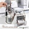 360° Rotating Pen Holder: Luxurious, Multifunctional, Large-Capacity Desktop Storage for Students and Offices