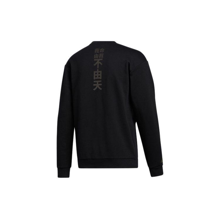 Adidas Sweatshirts Men's Black Crew Neck Moderate Regular GP6115