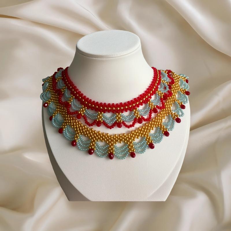 Ожерелье из бусин в стиле китайской античности, аксессуары для ханьфу, этнический стиль, юбка «лошадиное лицо», декоративные украшения, подарок