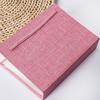 Yousheng Fabric Photo Album with 208 Pockets Slip-in Picture Albums Linen Cover Memory Book with Front Window for Family Anniversary Vacation Wedding