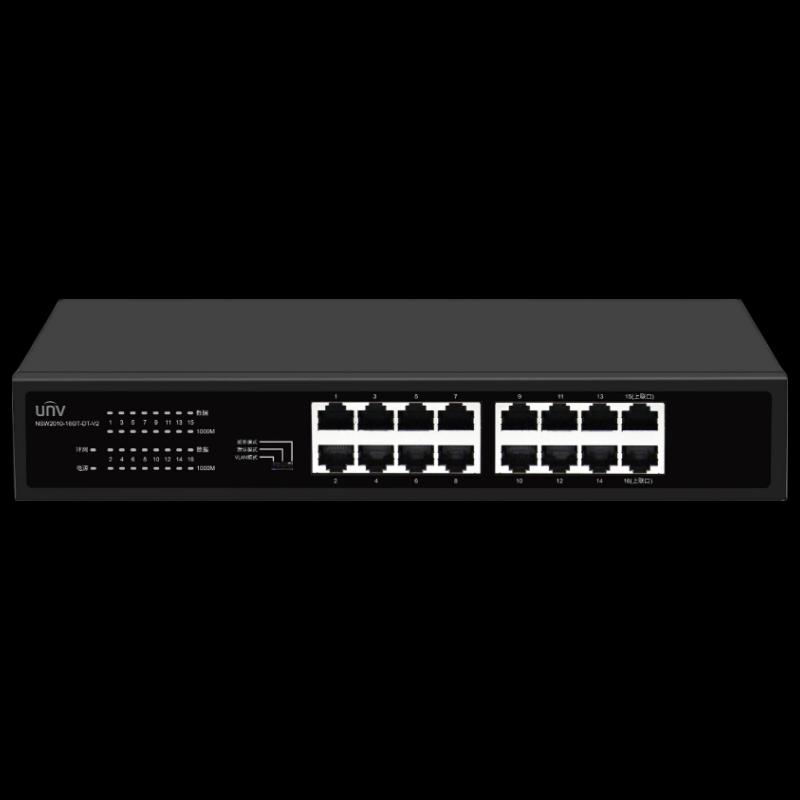 Uniview NSW2010-16GT-DT-V2 16-Port Gigabit Rack-Mount Switch CN plug (adapter included)