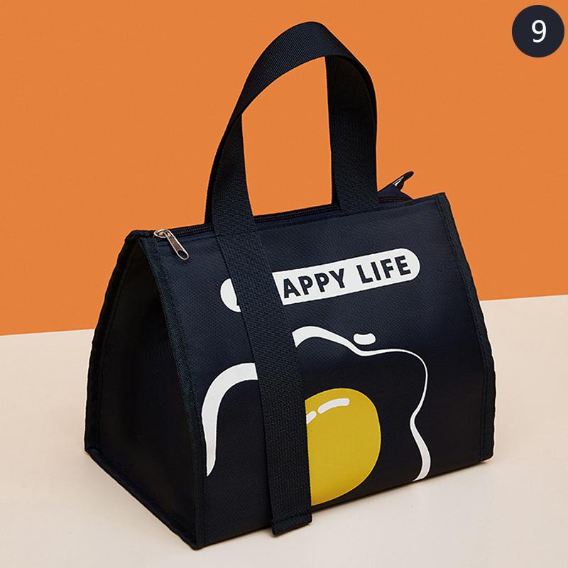 1Pc Cute Portable Thermal Lunch Box Bag Travel Picnic Insulated Bento Bags KTY