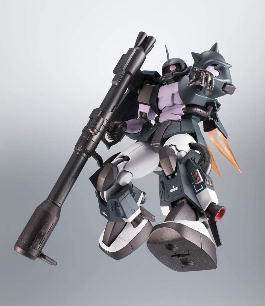 TAMASHII NATIONS ROBOT Spirits Mobile Suit Gundam High Mobility Type Zaku II Triple 125mm Painted Movable Figure [SIDE MS] MS-06R-1A Ver. A.N.I.M.E.