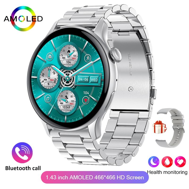 Новые смарт-часы с NFC, Bluetooth, функцией звонков, Always-On Display, отслеживанием активности, True AMOLED, модные смарт-часы для женщин