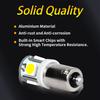 Ultra Bright BA9S 5050 5SMD LED Turn Signal T4W H5W Car Dome Bulbs Reverse Brake Stop Backup Interior Roof Door Clearance Lights Bulbs 7