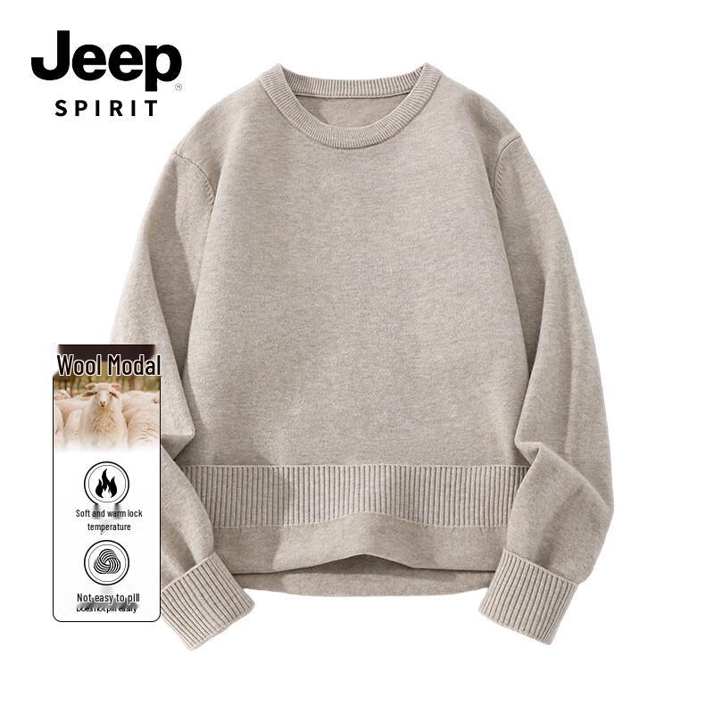 JEEP SPIRIT Men's Winter Warm Wool Blend Pullover Sweater