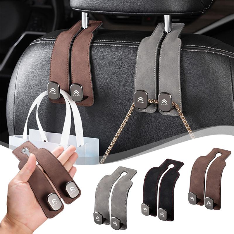 Car Seat Headrest Hook Auto Rearseat Hanger Accessories For Citroen C4 C3 C5 C1 C2 Berlingo Celysee Cactus Picasso Saxo Grand ajy256