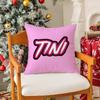 Singer MMartina Stoessel TINI Music Pillow Case Silky Short Plush With Invisible Zipper Dustproof Sofa Cushion Cover