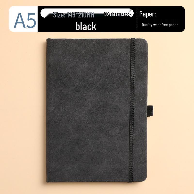 Блокнот формата А5 на резинке - Настраиваемый журнал цвета макарон с печатью логотипа