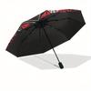 Red Star Mandala Wall Art: Unique Decor for Any SpaceUmbrella, Portable 3-Fold Umbrella for Men & Women,Christmas Gift ES132