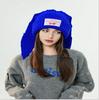Женская симпатичная корейская шапка из шерсти кролика с длинными ушами — теплая и модная на осень/зиму