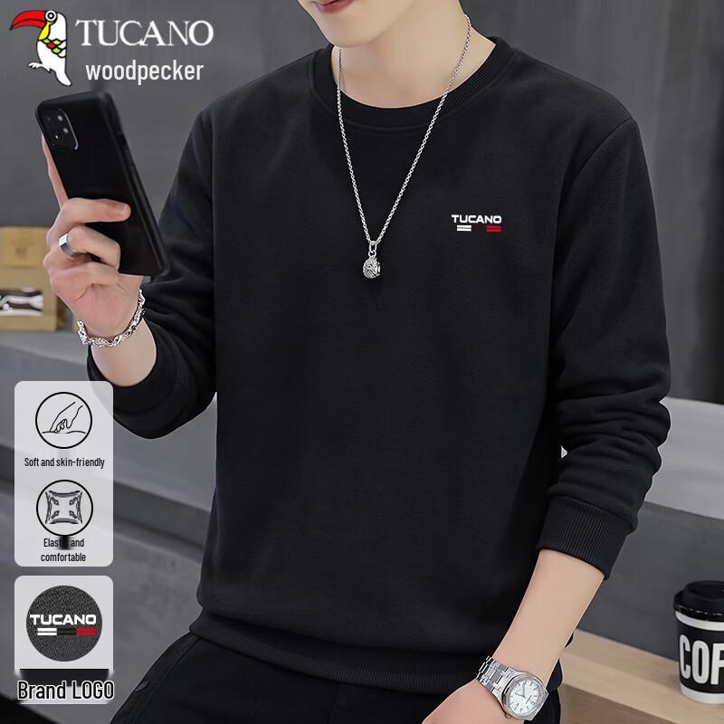 TUCANO Men's Classic Crewneck Long Sleeve Sweatshirt