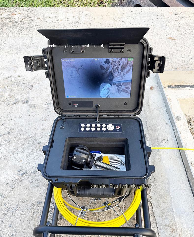 High-Definition Waterproof Sewer Inspection Camera with Zoom and Video Detection