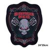 Пистолеты Череп Железная нашивка Группа Панк Pacth Железо на вышитые нашивки Одежда Наклейки DIY Джинсовая куртка Аппликация Значок Украшение