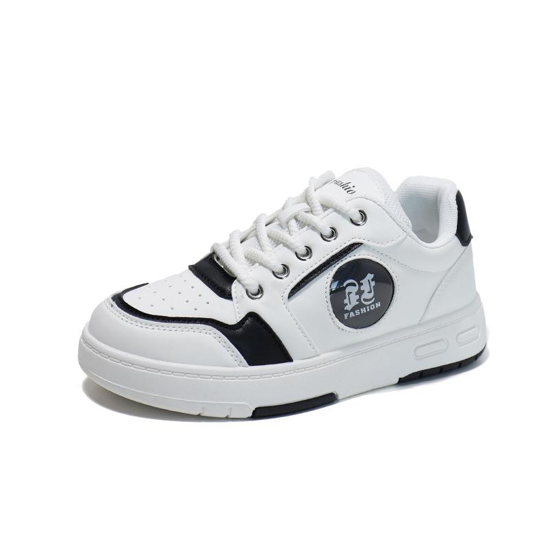 Women's Lightweight Platform Chunky Sneakers Non-slip Breathable Lace-up Walking Shoes Sport Shoes PU Leather Casual Running Sneakers for Female