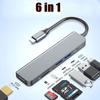 Xiaomi USB-хаб Type C USB 3.0 USB 2.0 TF/SD 5-портовый мульти-разветвитель OTG для Lenovo HUAWEI Xiaomi Алюминиевый сплав USB 3.0 хаб для ПК