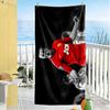 Football Player Celebration Beach Towel Super Soft & Absorbent Comfortable Lightweight