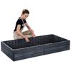KADAX Овощная грядка Поднятая грядка Садовый ящик Клумба 150x75см