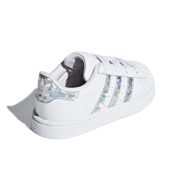 adidas Оригинальные SUPERSTAR Амортизирующие Низкие Кроссовки для Малышей Младенцев и Малышей CG6707