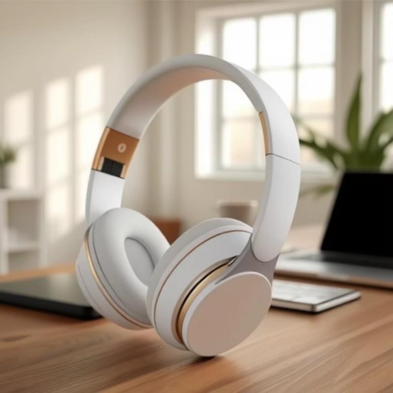 Складные Bluetooth-наушники для спорта, накладные, с долгим сроком службы батареи, для активного использования