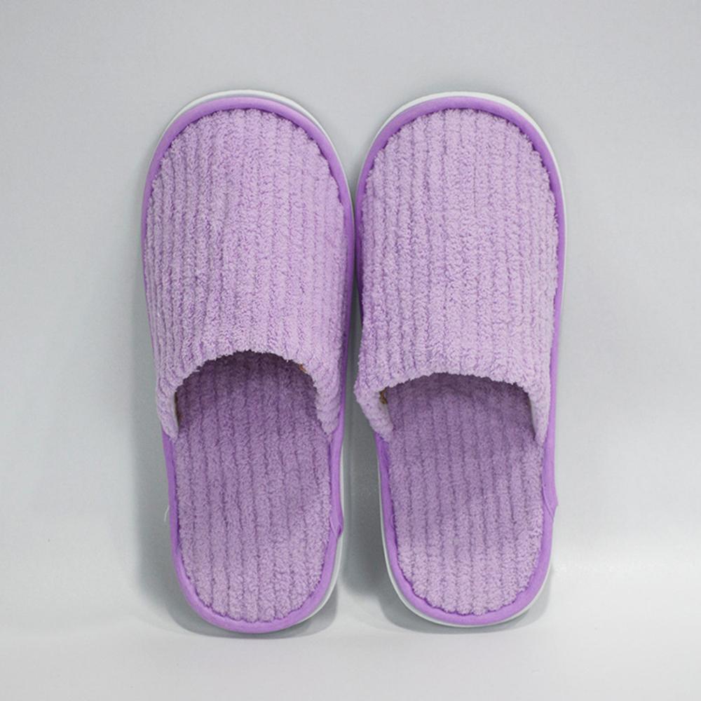 Одноразовые тапочки для путешествий в гостинице, однотонные шлепанцы, нескользящие свадебные туфли, женские гостевые тапочки, обувь для спальни и дома