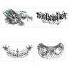 Semi-Permanent Temporary Tattoo Stickers Long Lasting Dragon Head Chest Stickers  Men