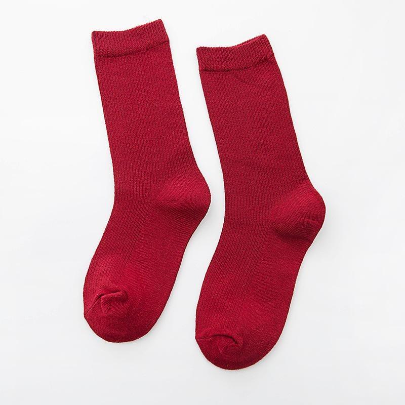 Модные носки ярких цветов, хлопковые уютные студенческие носки для девочек, женские повседневные мягкие носки