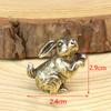 Antique Miniature Animal Ornaments Figurines Vintage Brass Mini Animals Statue Desk Ornaments Home Feng Shui Decor Crafts