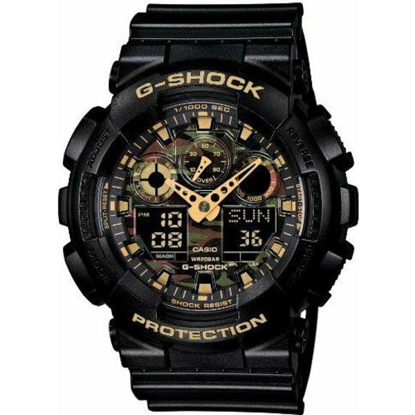 Casio Мужские часы G-SHOCK с камуфляжным циферблатом серии GA-100CF-1A9JF, новинка из Японии