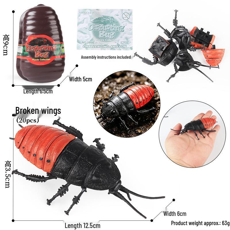 4D Stereo DIY Animal Model Kit: Eagle, Scorpion, Gecko, Rattlesnake, Spider, Lizard, Squirrel, Hedgehog