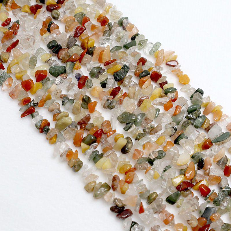 Ожерелье из натурального аметиста, 80 см - Полированные, Неправильные полоски для изготовления украшений и браслетов своими руками