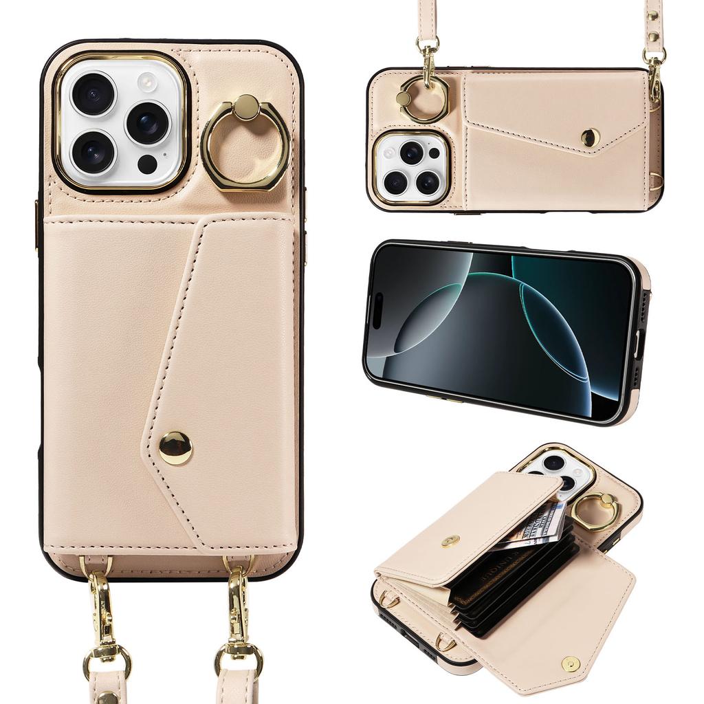 Совместимо с чехлом-гармошкой для iPhone 16 Pro, чехлом-кроссбоди для Apple 15, защитным чехлом для iPhone 14