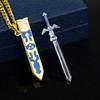 Game Zelda Link Skyward Sword Cosplay Necklace Unisex Openable Sword Pendant Necklaces Jewelry Accessories Gifts