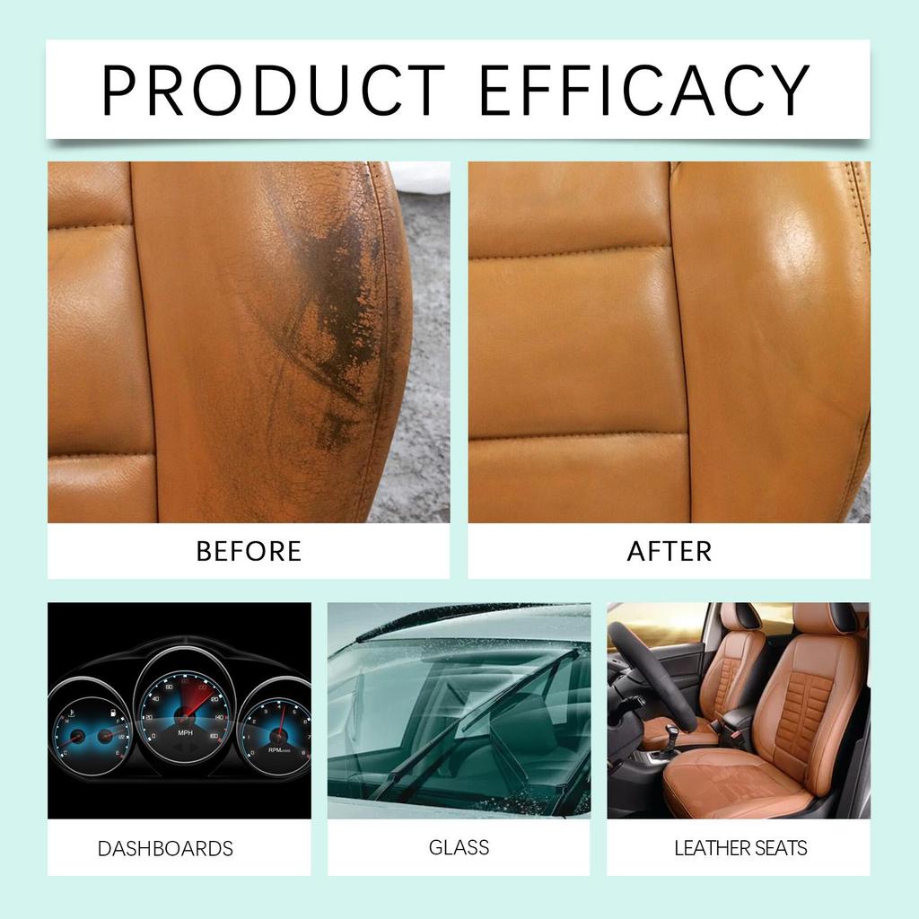Homonth Multi-Purpose Car Seat Cleaner Deeply Removes Stains and Prevents Fading, Discoloration and Cracking On a Variety of Surfaces.