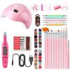 Manicure Set USB Nail Drill Machine Nail Kit 36W Uv Led Lamp Electric Manicure Handle Painting Pen Brush Decoration Nail Art Kit