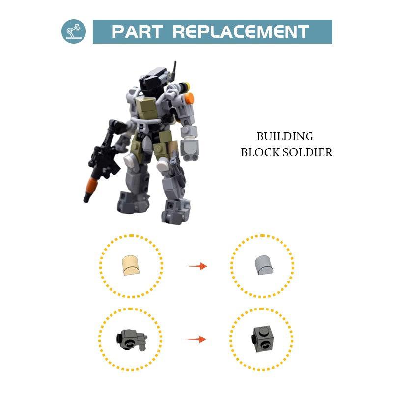 M Building Block Is Compatible With Lego, Mecha Infantry, Tabletop Ornaments For Children'S Puzzles, And A Gift Set For Birthday Gifts.