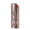 BIC Sexy Goddess Large Metal Lighter Cover - Protective Case for Big J6 Lighters