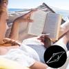 4 шт. Держатель для страниц книги для чтения Прозрачный акриловый разделитель Активная закладка для читателя Компактный и портативный для мягких или твердых обложек