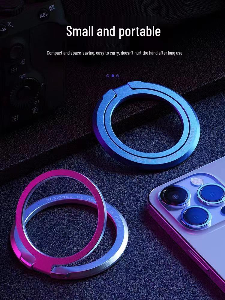 Магнитная металлическая подставка для телефона MagSafe с бумажной упаковкой