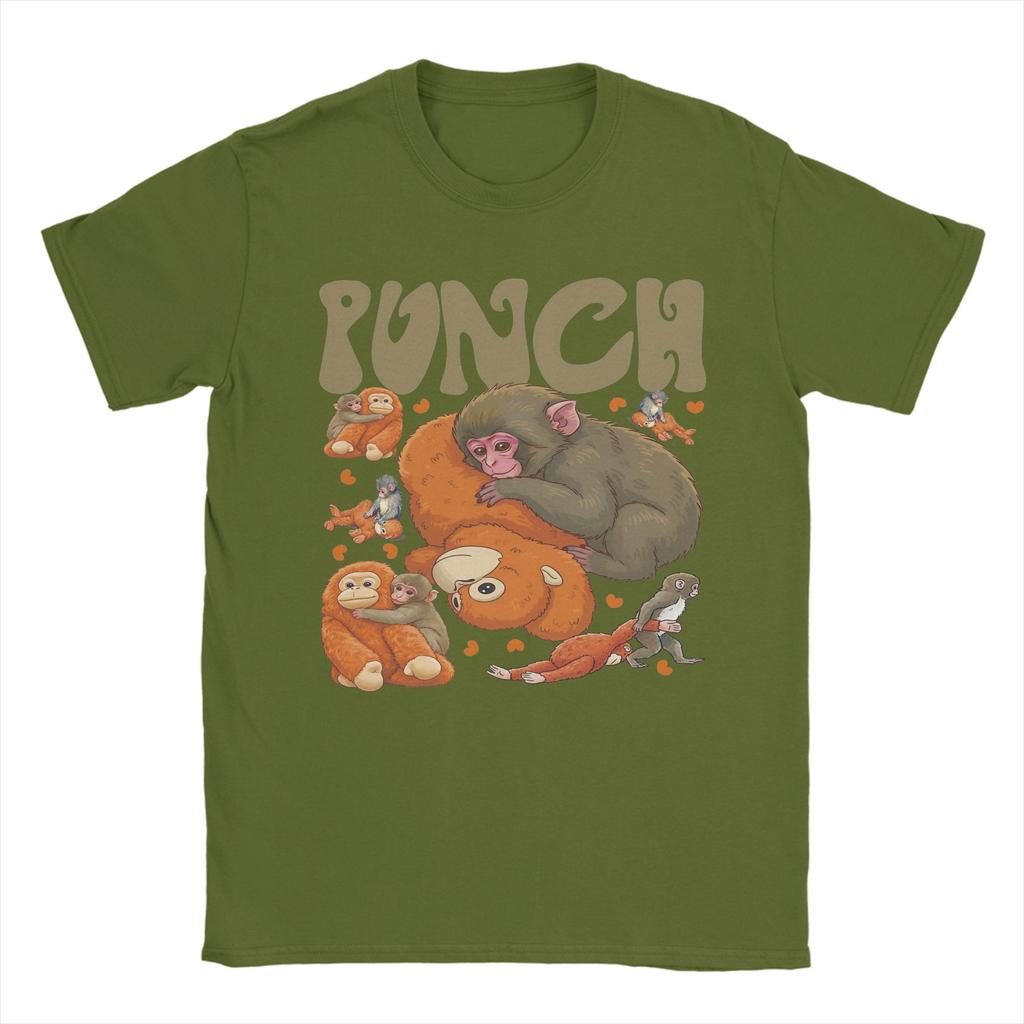 Punch Monkey T Shirt Mens  Pure Cotton Novelty TShirt O Neck  Tees Short Sleeve Clothes Gift